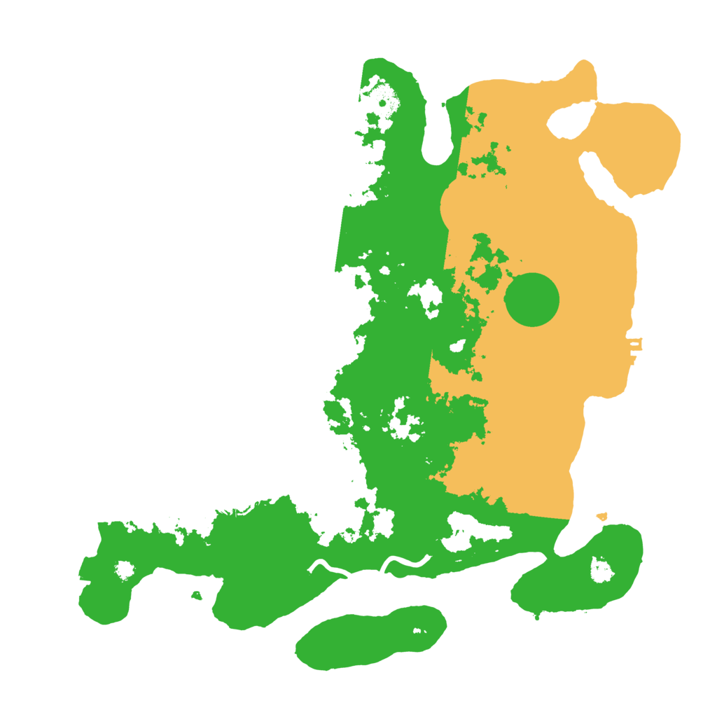 Biome Rust Map: Procedural Map, Size: 3500, Seed: 600903756