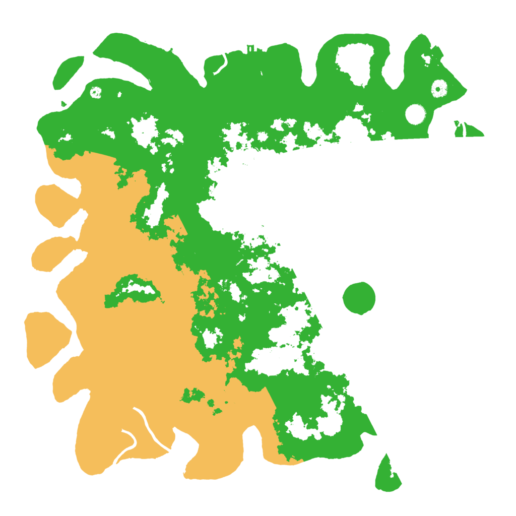 Biome Rust Map: Procedural Map, Size: 4500, Seed: 1516978857