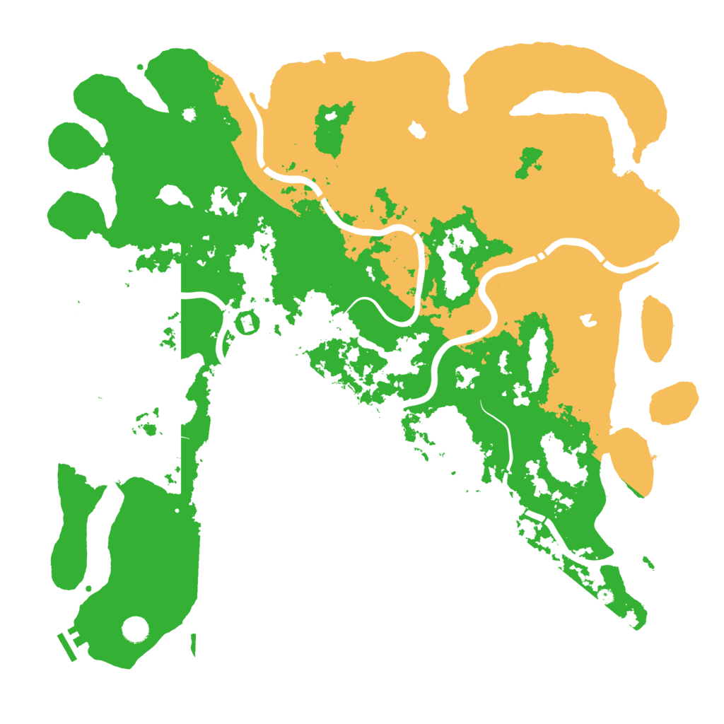 Biome Rust Map: Procedural Map, Size: 4800, Seed: 149189330