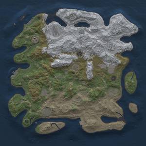 Thumbnail Rust Map: Procedural Map, Size: 4250, Seed: 384086637, 19 Monuments
