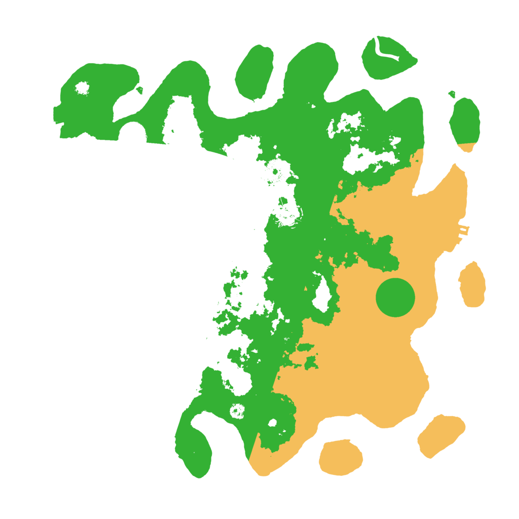 Biome Rust Map: Procedural Map, Size: 3500, Seed: 109532847