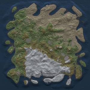 Thumbnail Rust Map: Procedural Map, Size: 4750, Seed: 809746581, 19 Monuments