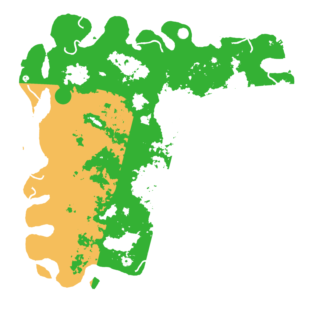 Biome Rust Map: Procedural Map, Size: 5000, Seed: 2096340521