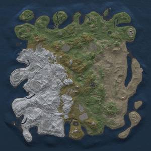 Thumbnail Rust Map: Procedural Map, Size: 4500, Seed: 565559812, 18 Monuments