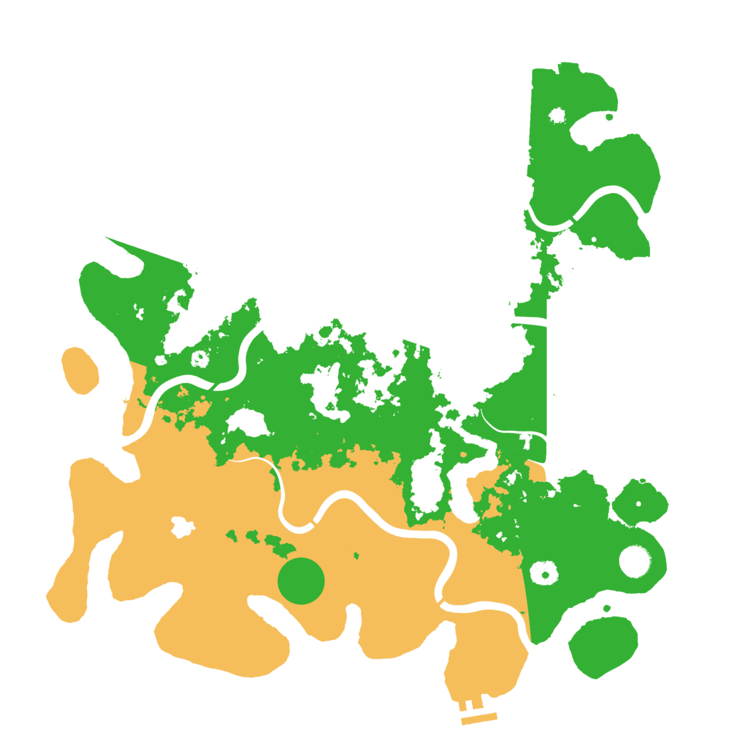 Biome Rust Map: Procedural Map, Size: 4100, Seed: 26595036