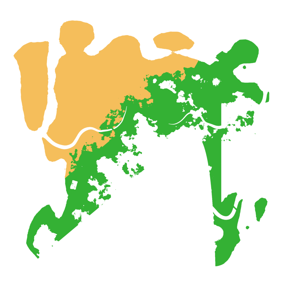 Biome Rust Map: Procedural Map, Size: 3550, Seed: 41862707