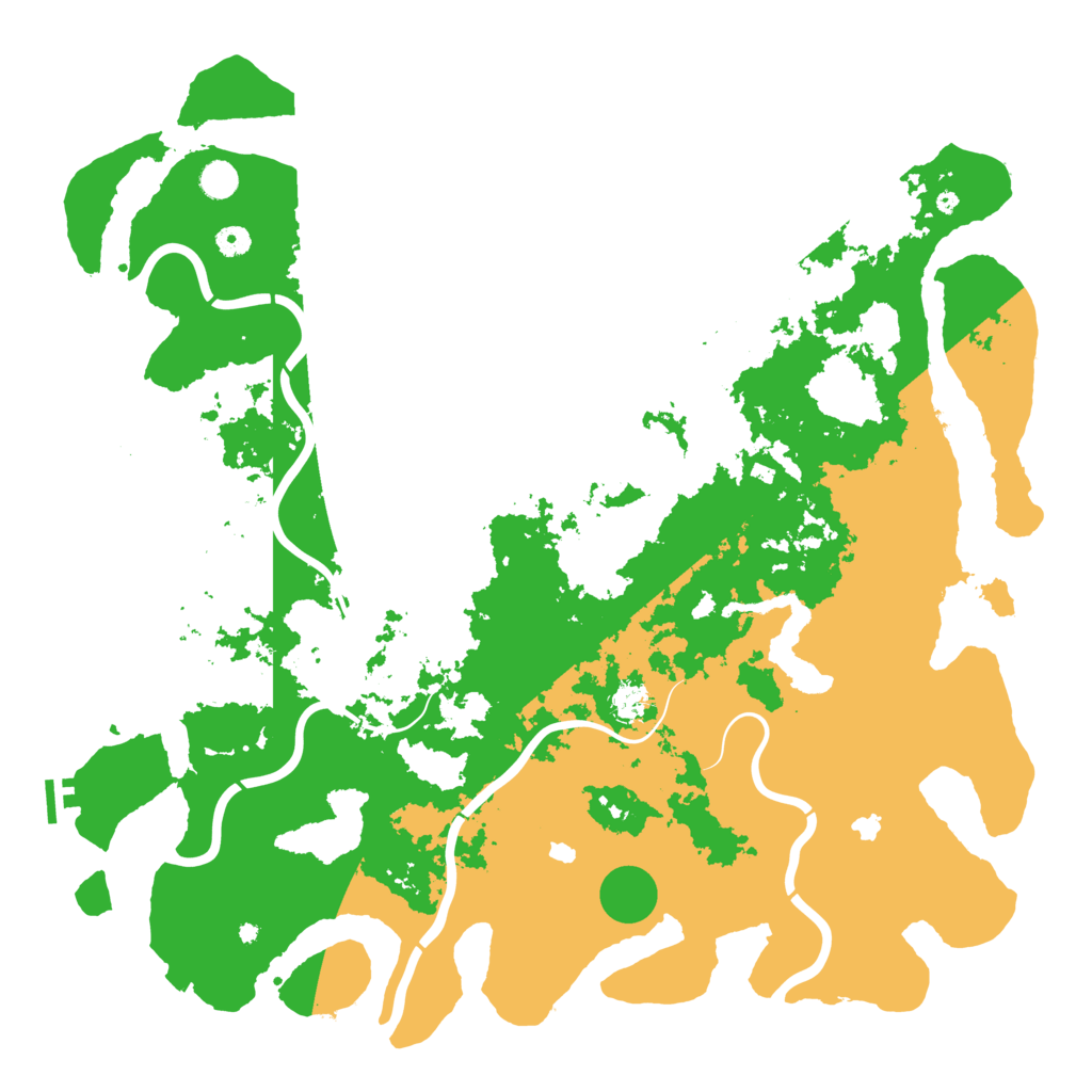 Biome Rust Map: Procedural Map, Size: 5000, Seed: 1722