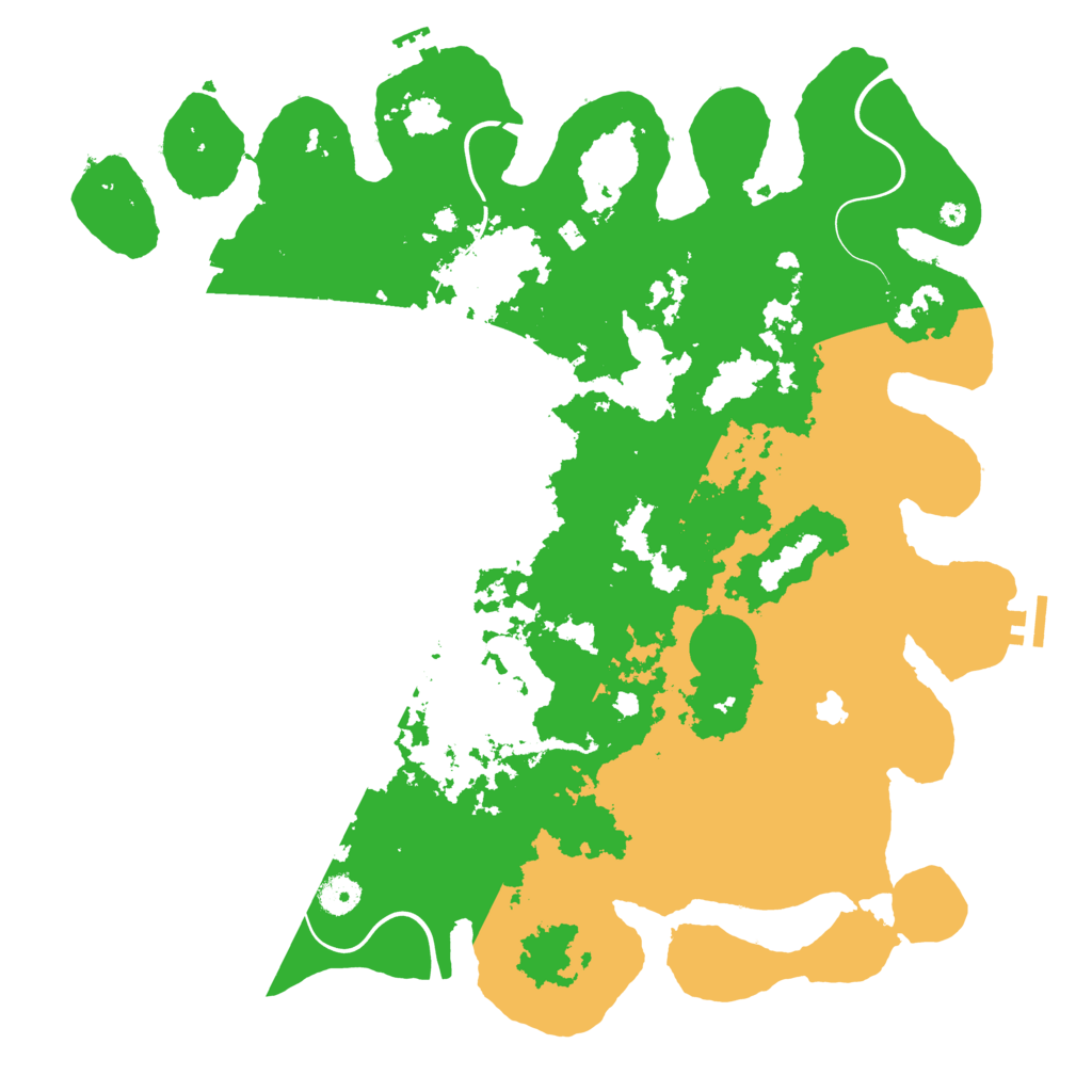 Biome Rust Map: Procedural Map, Size: 4300, Seed: 40693785