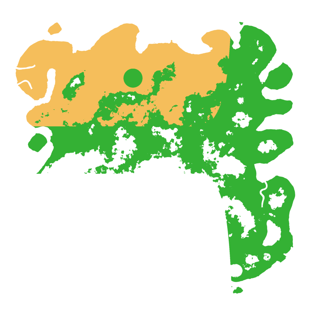 Biome Rust Map: Procedural Map, Size: 4400, Seed: 519714