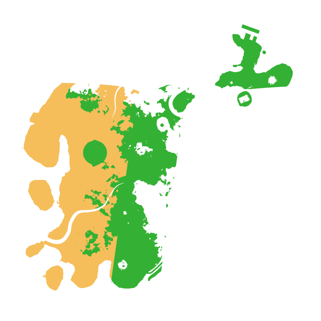 Biome Rust Map: Procedural Map, Size: 3550, Seed: 90497292