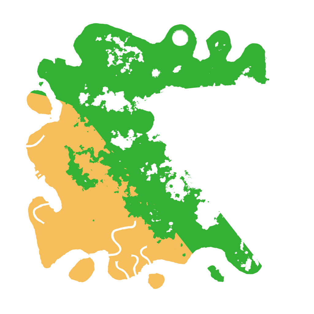 Biome Rust Map: Procedural Map, Size: 3500, Seed: 856446007