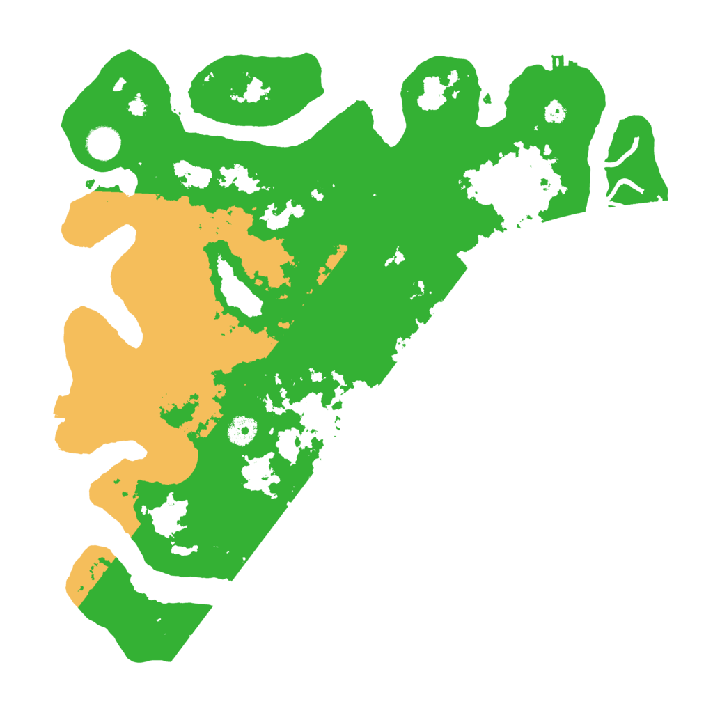 Biome Rust Map: Procedural Map, Size: 3700, Seed: 8277370