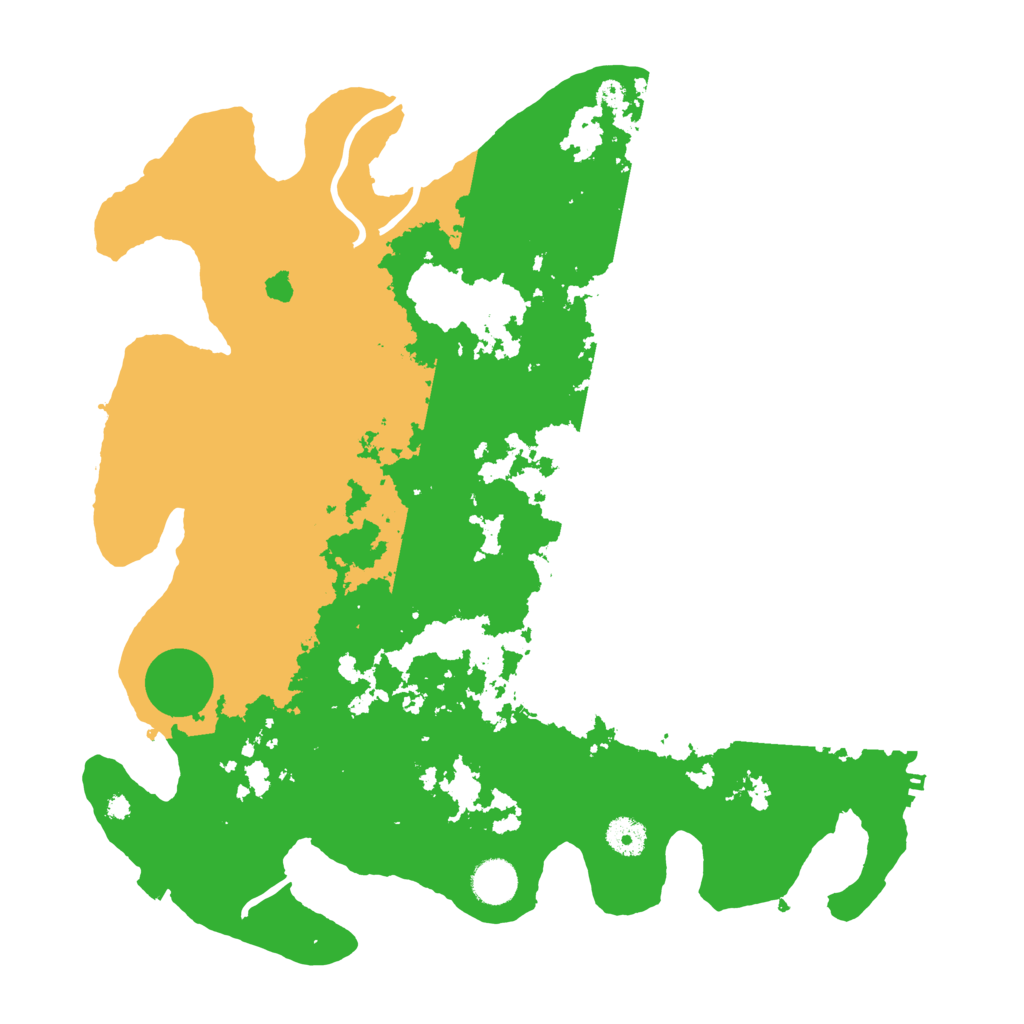 Biome Rust Map: Procedural Map, Size: 3950, Seed: 44971516