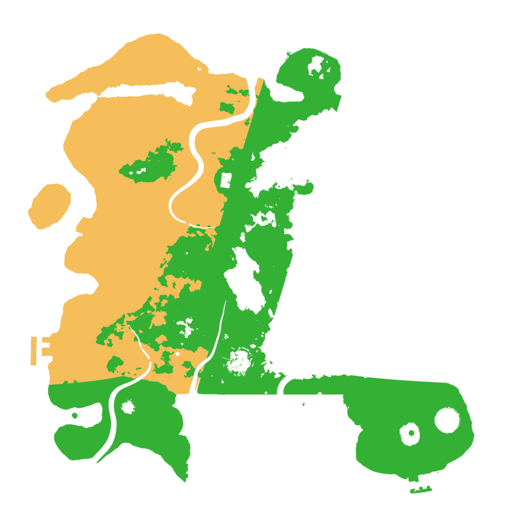 Biome Rust Map: Procedural Map, Size: 3700, Seed: 73976063