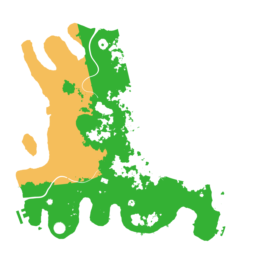 Biome Rust Map: Procedural Map, Size: 3800, Seed: 2175679