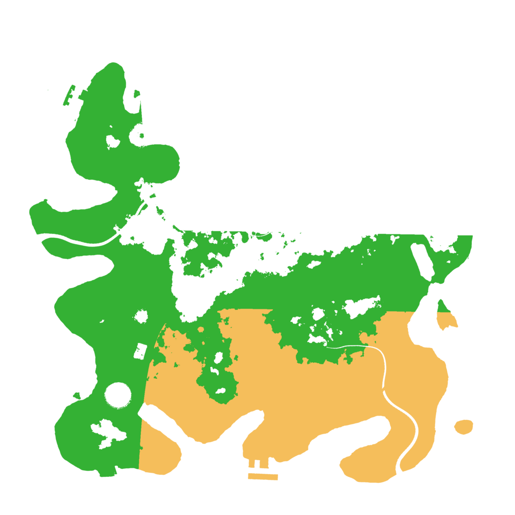Biome Rust Map: Procedural Map, Size: 3500, Seed: 1798473979