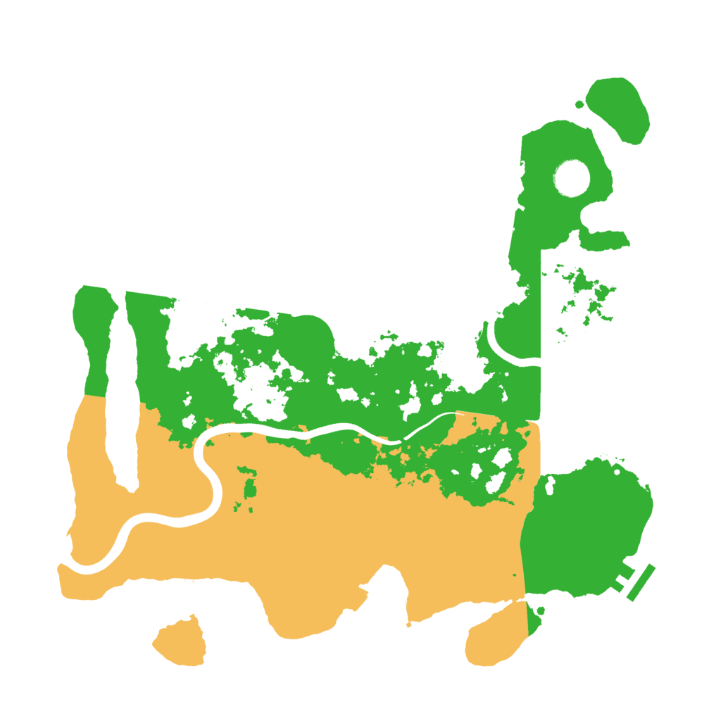 Biome Rust Map: Procedural Map, Size: 3550, Seed: 30845294