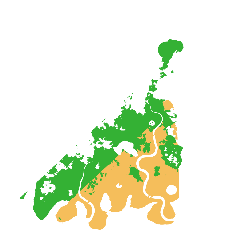 Biome Rust Map: Procedural Map, Size: 4300, Seed: 362169420