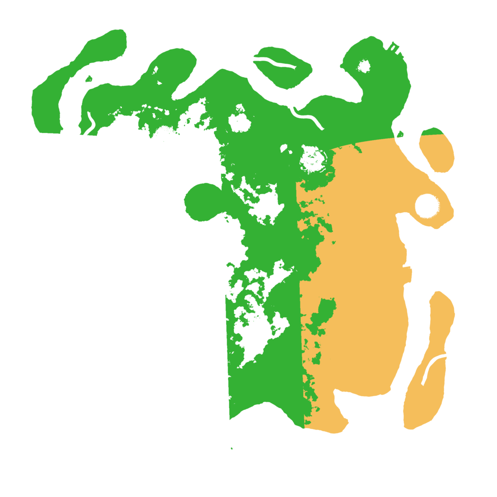 Biome Rust Map: Procedural Map, Size: 3600, Seed: 95512740