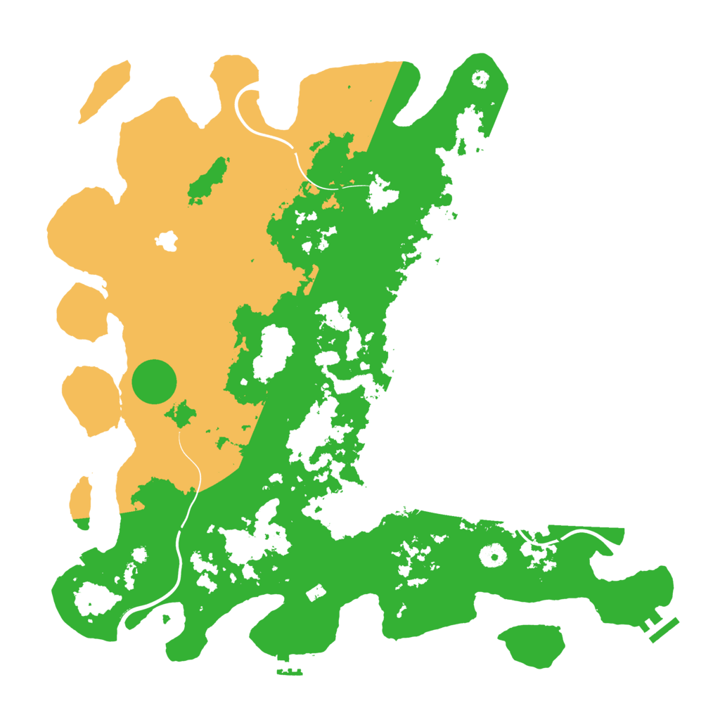 Biome Rust Map: Procedural Map, Size: 4250, Seed: 1352099599