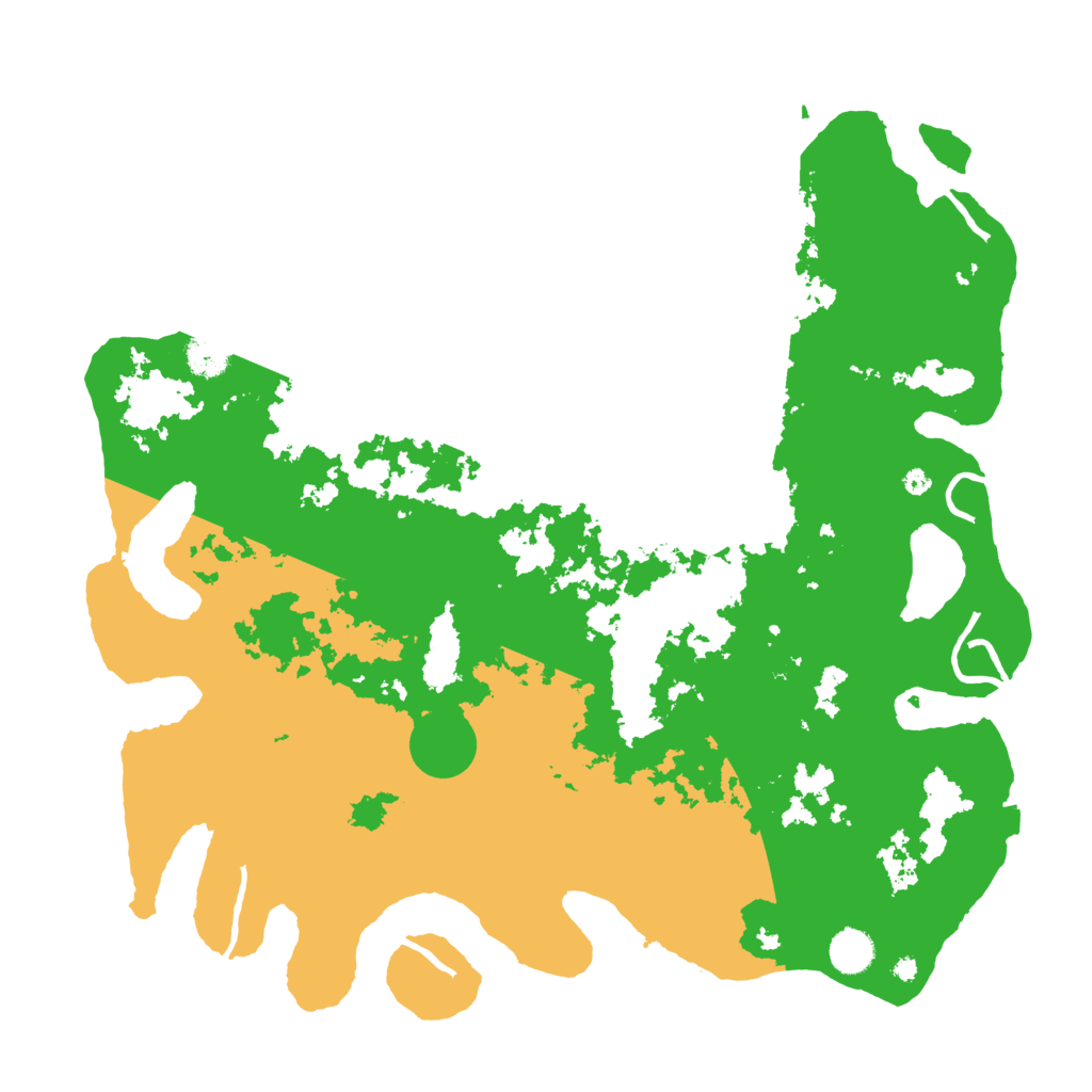 Biome Rust Map: Procedural Map, Size: 4300, Seed: 214124