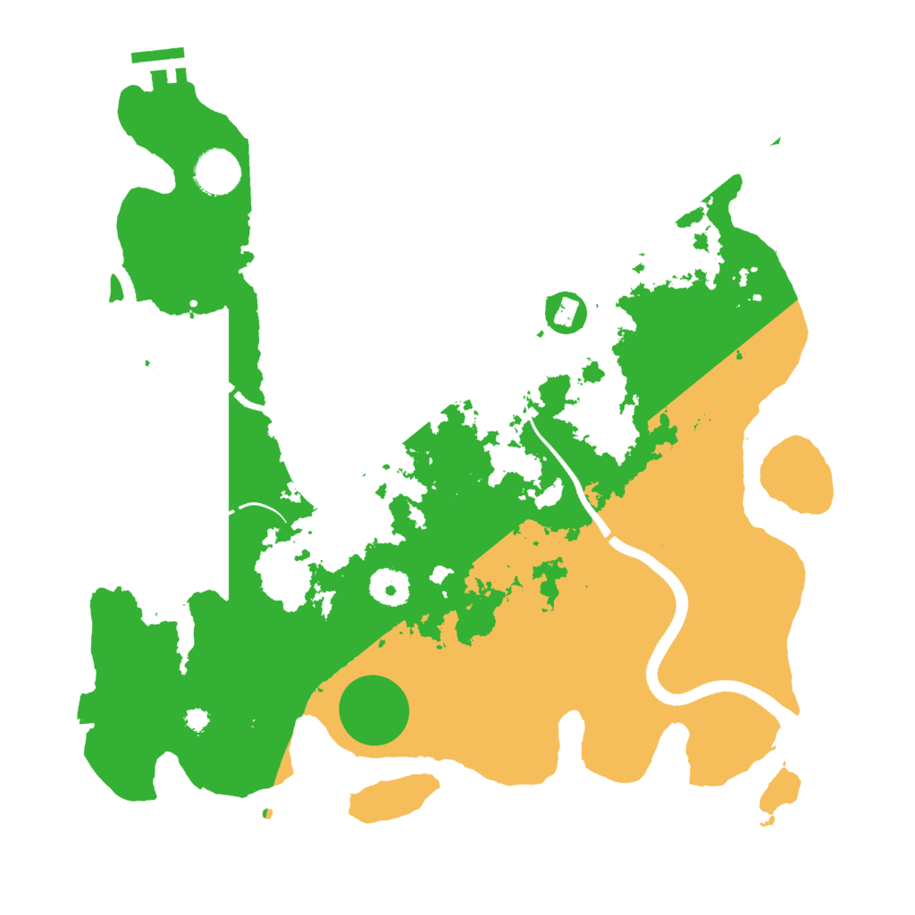 Biome Rust Map: Procedural Map, Size: 3500, Seed: 1512418575