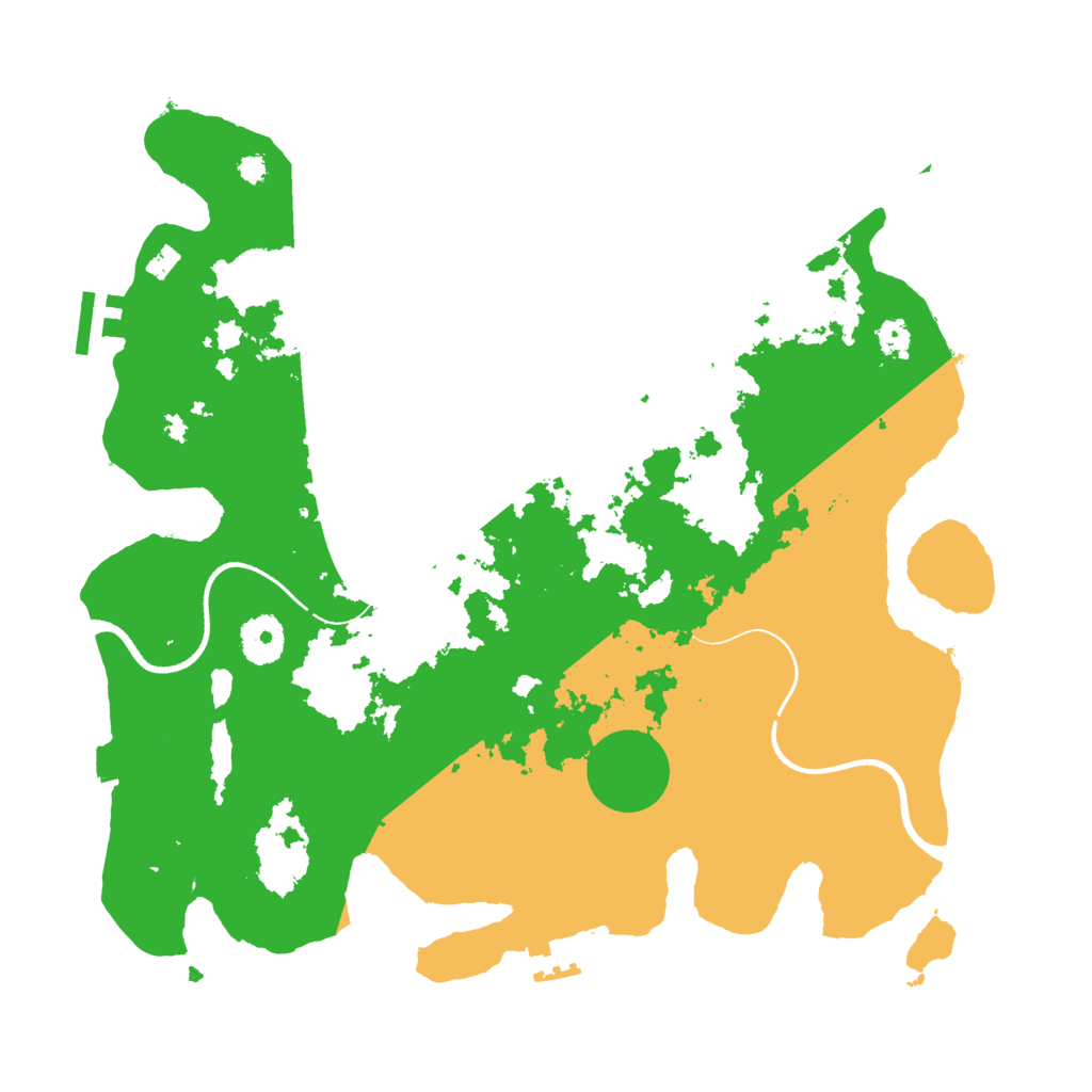 Biome Rust Map: Procedural Map, Size: 3500, Seed: 1512418575