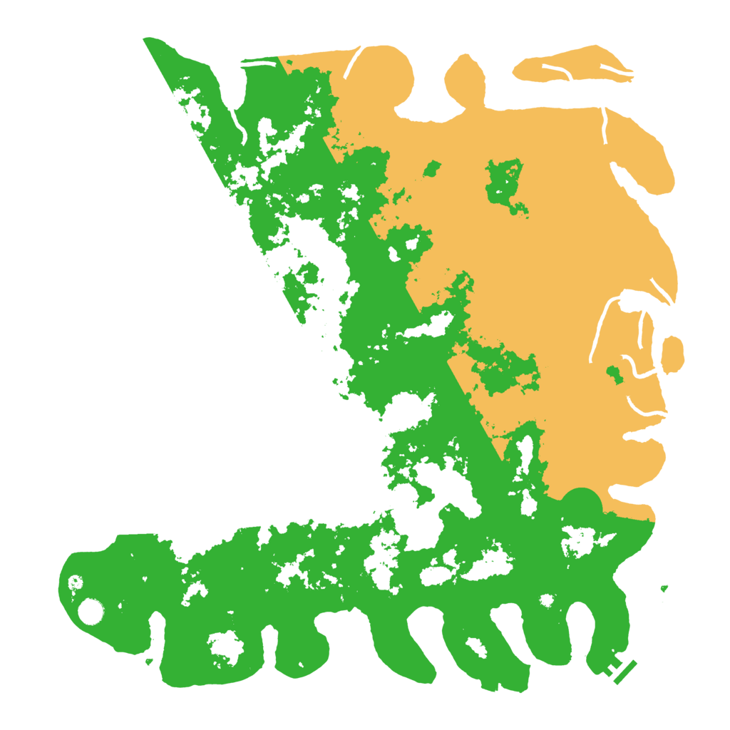 Biome Rust Map: Procedural Map, Size: 5000, Seed: 965236