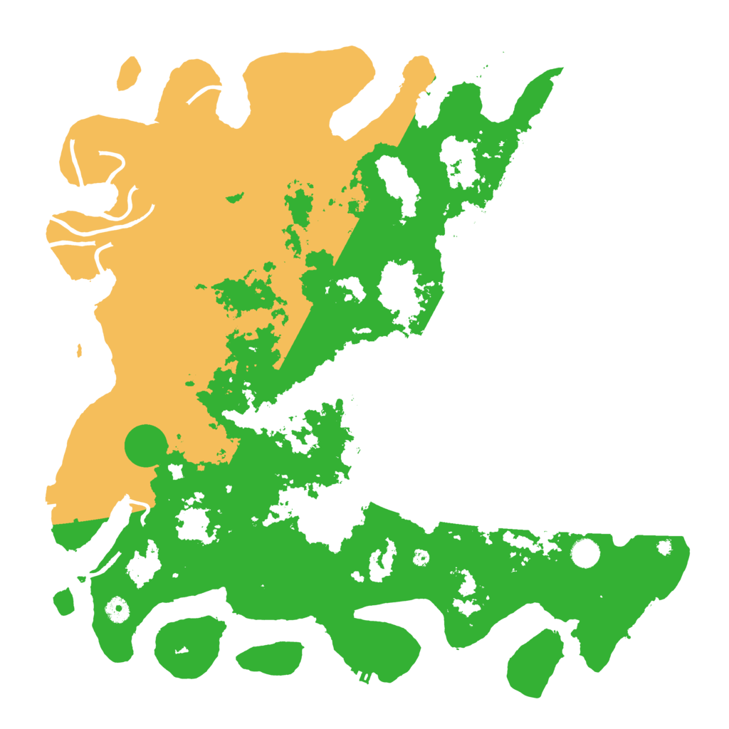 Biome Rust Map: Procedural Map, Size: 4500, Seed: 266277383