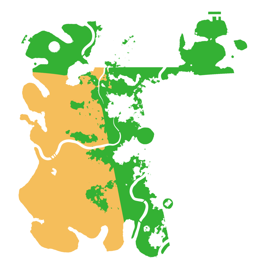 Biome Rust Map: Procedural Map, Size: 4250, Seed: 1343177383