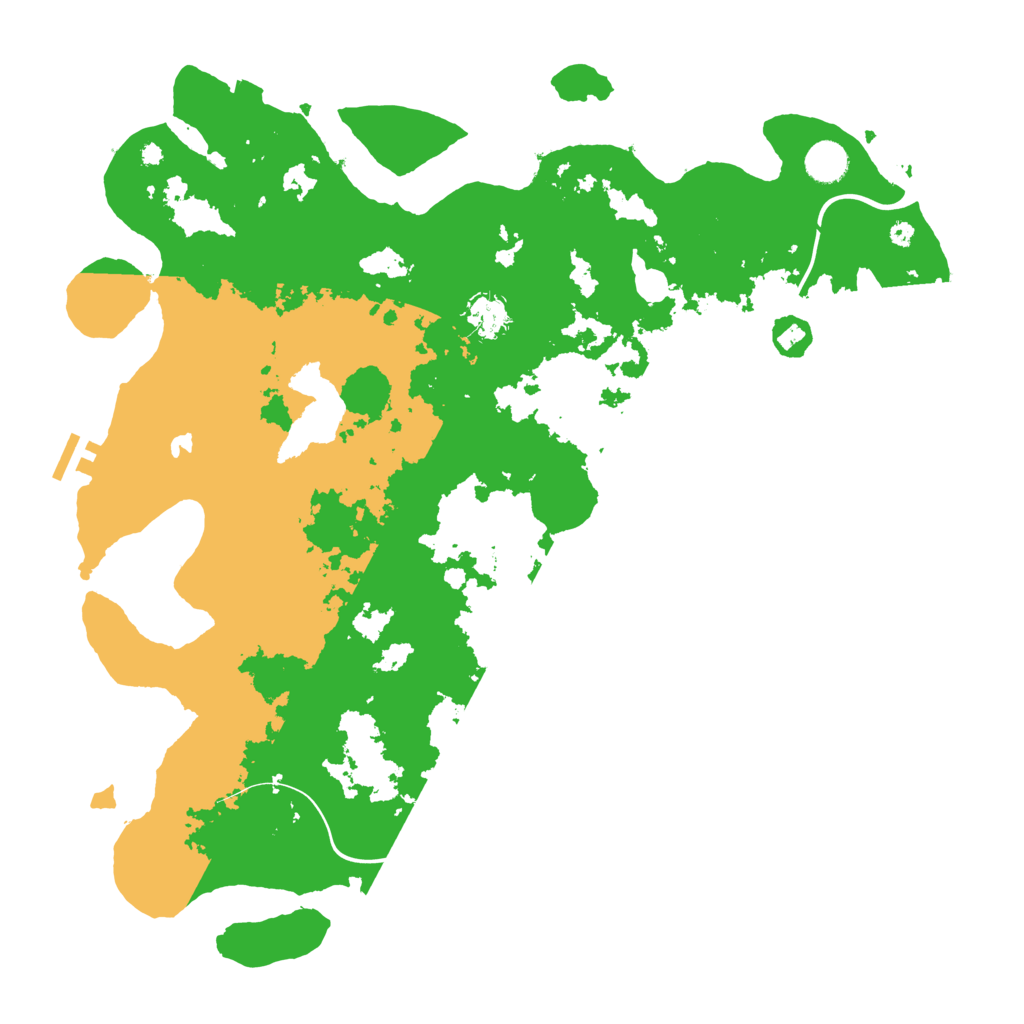 Biome Rust Map: Procedural Map, Size: 4250, Seed: 1042759207