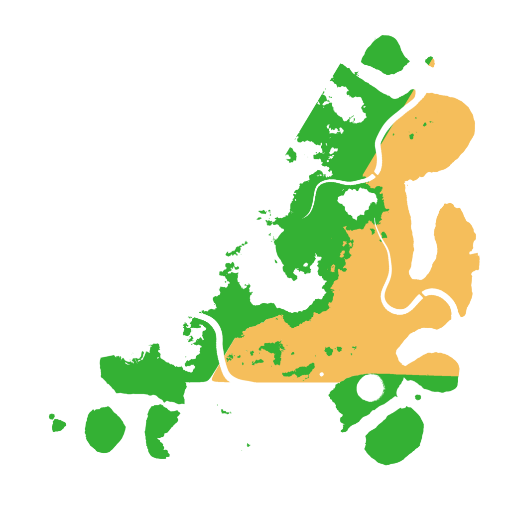 Biome Rust Map: Procedural Map, Size: 3500, Seed: 1343756198