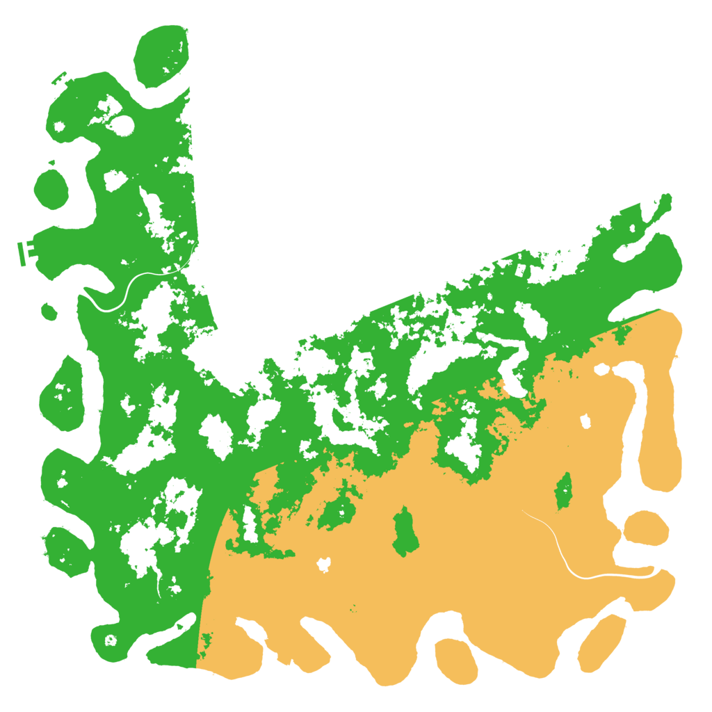 Biome Rust Map: Procedural Map, Size: 6000, Seed: 1217361836