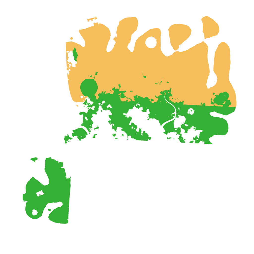 Biome Rust Map: Procedural Map, Size: 3950, Seed: 39811573