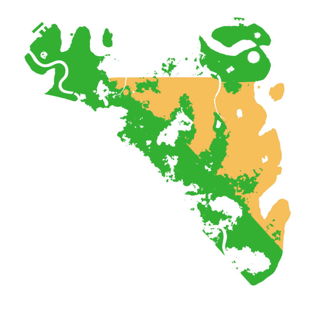 Biome Rust Map: Procedural Map, Size: 4500, Seed: 240632909