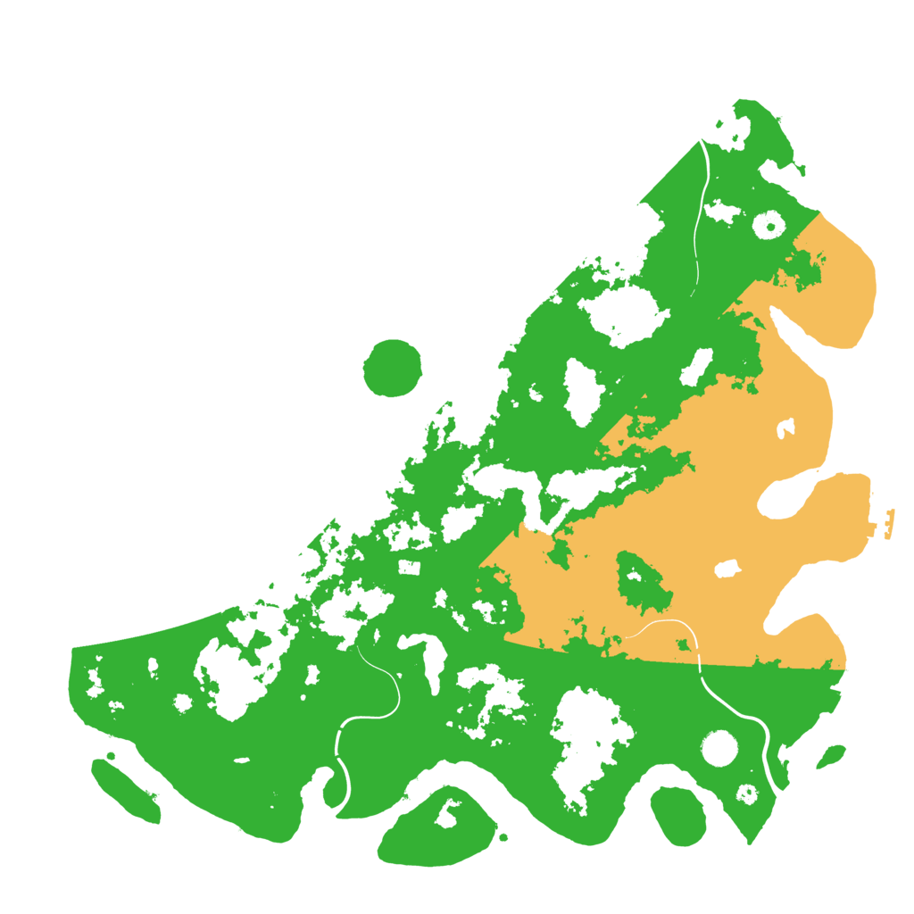 Biome Rust Map: Procedural Map, Size: 4500, Seed: 61781552