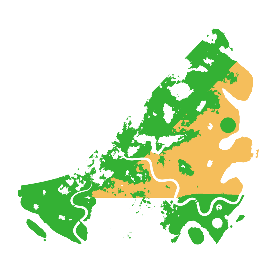 Biome Rust Map: Procedural Map, Size: 4500, Seed: 61781552