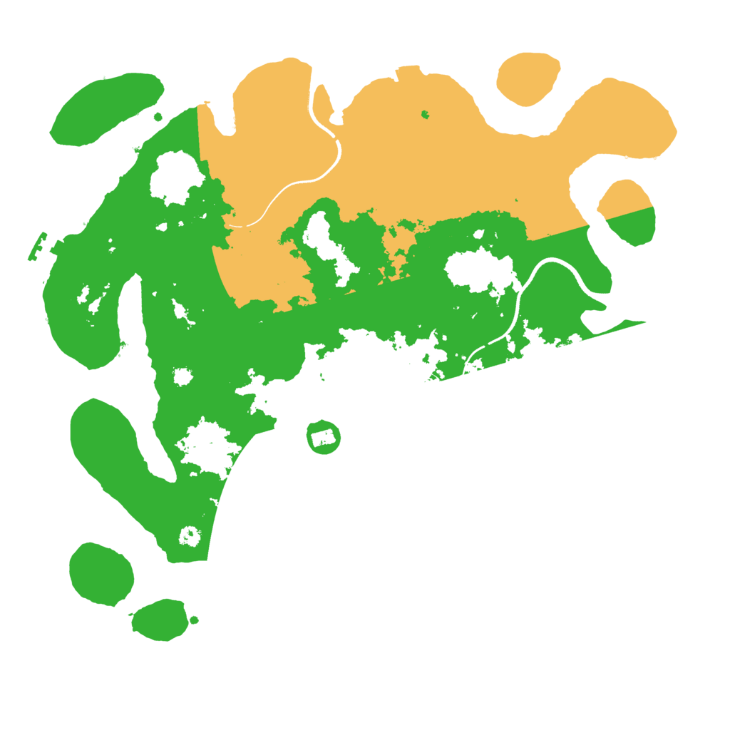 Biome Rust Map: Procedural Map, Size: 3500, Seed: 1358767638