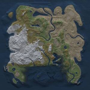 Thumbnail Rust Map: Procedural Map, Size: 4250, Seed: 2131490290, 16 Monuments