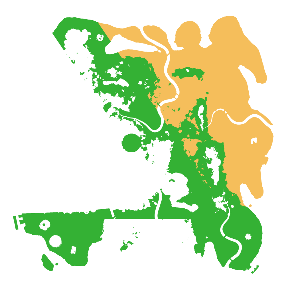 Biome Rust Map: Procedural Map, Size: 4250, Seed: 2131490290