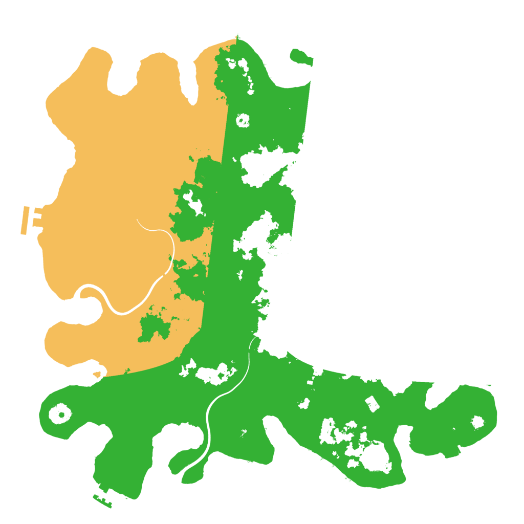 Biome Rust Map: Procedural Map, Size: 3750, Seed: 35716356
