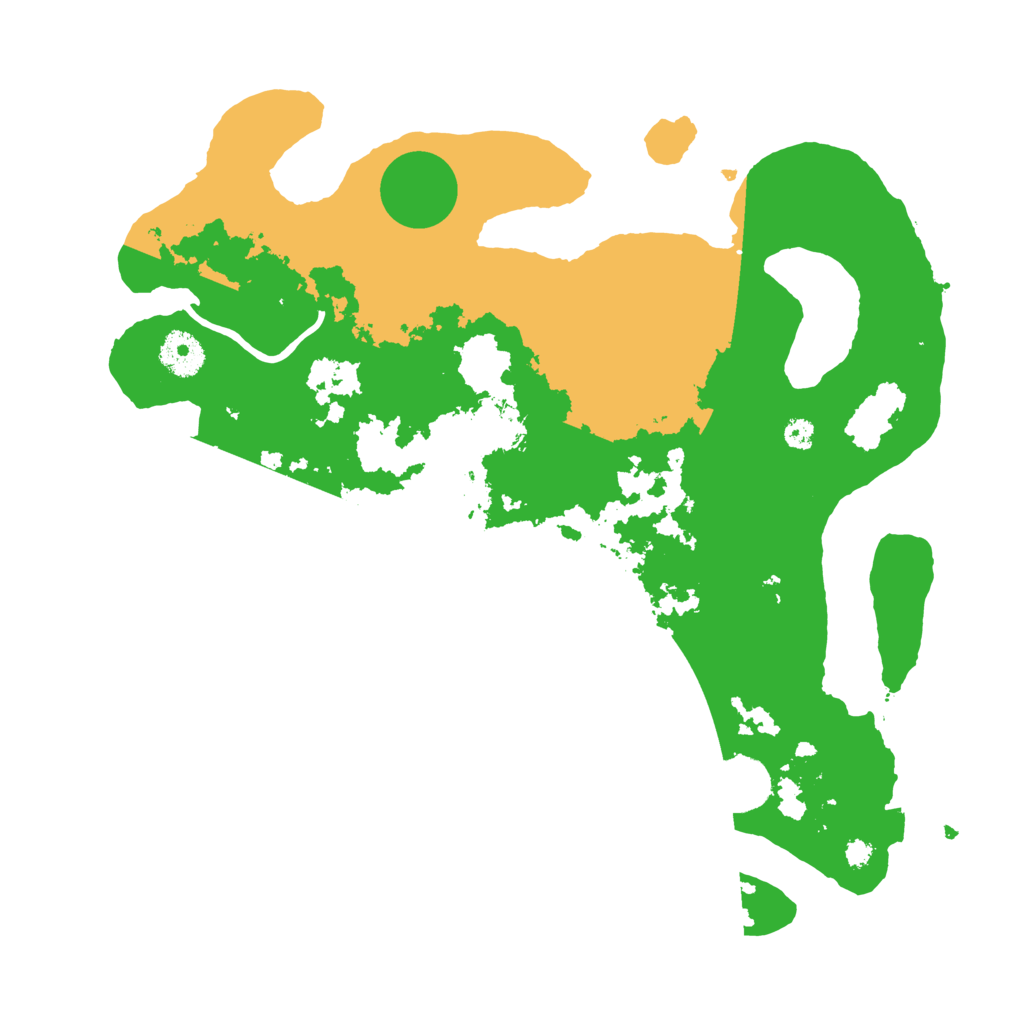 Biome Rust Map: Procedural Map, Size: 3500, Seed: 21169764