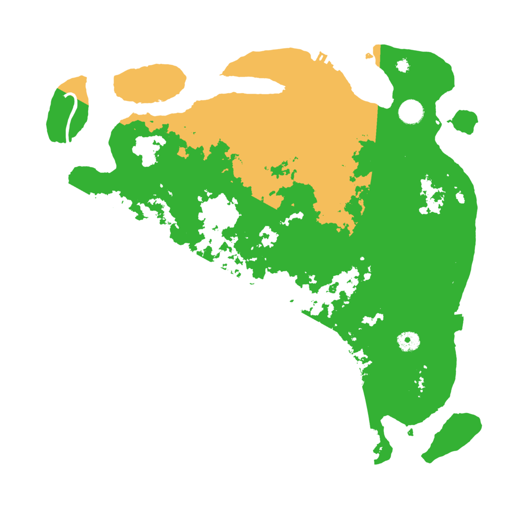 Biome Rust Map: Procedural Map, Size: 3700, Seed: 39931011