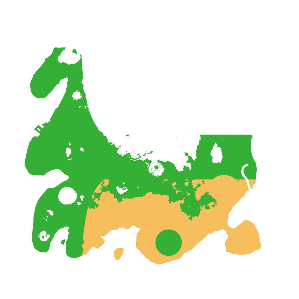 Biome Rust Map: Procedural Map, Size: 3000, Seed: 13072
