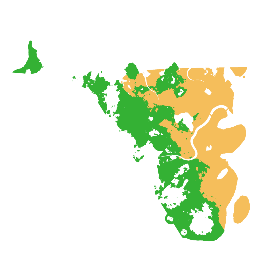 Biome Rust Map: Procedural Map, Size: 4500, Seed: 78861394