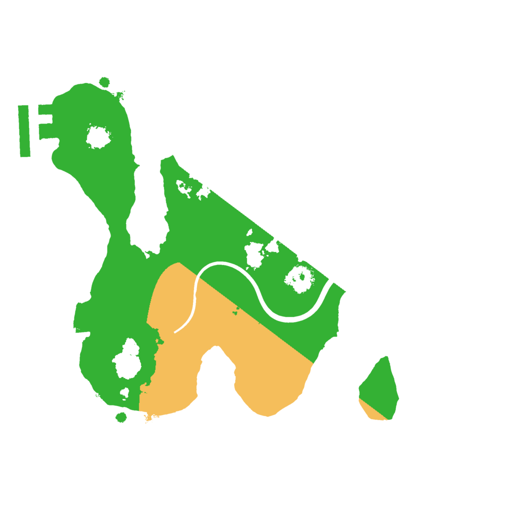 Biome Rust Map: Procedural Map, Size: 2000, Seed: 845161846