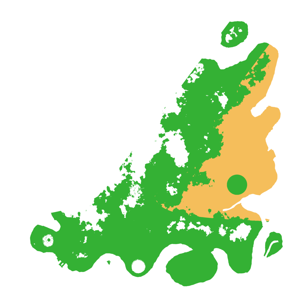 Biome Rust Map: Procedural Map, Size: 3950, Seed: 5731245