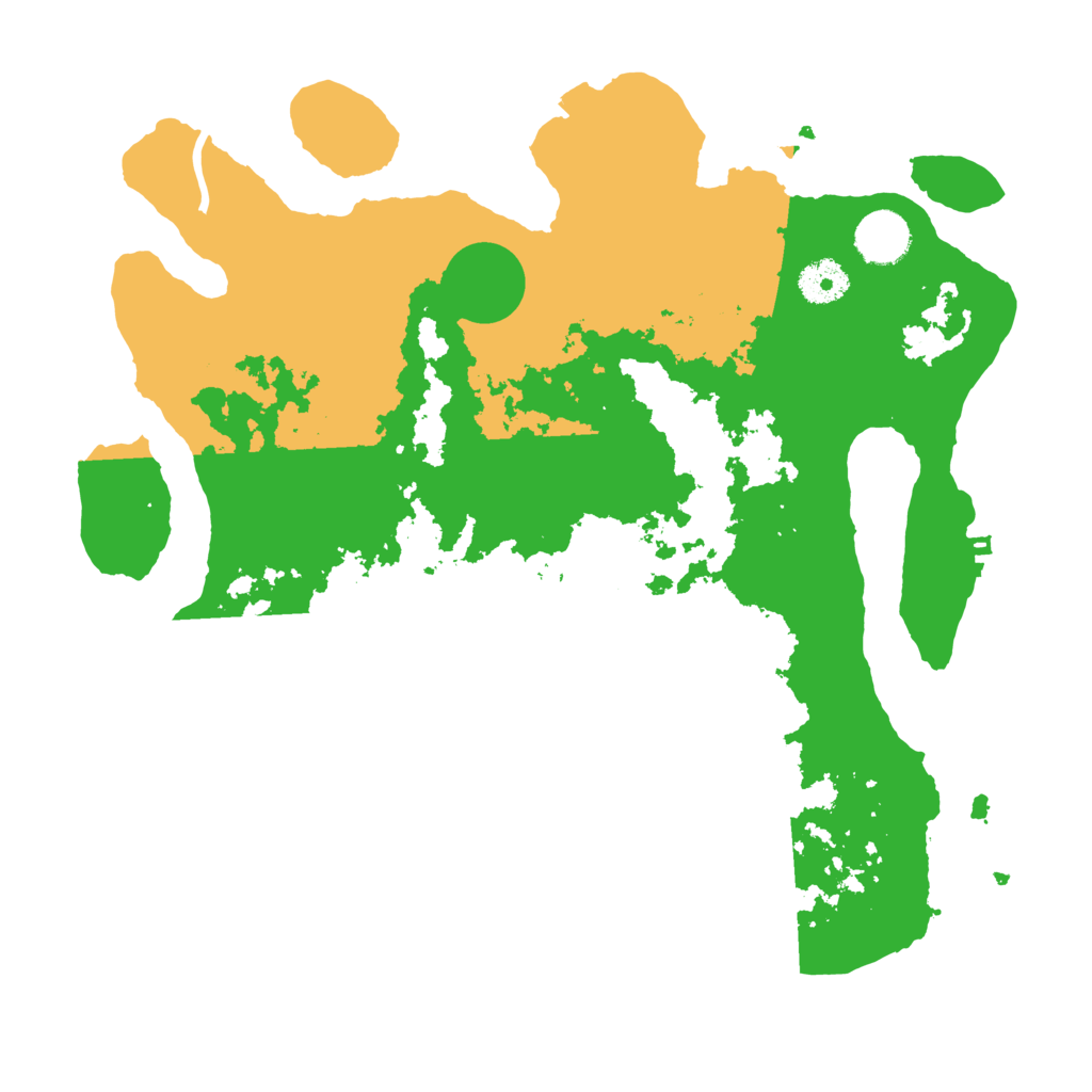 Biome Rust Map: Procedural Map, Size: 3550, Seed: 12446586