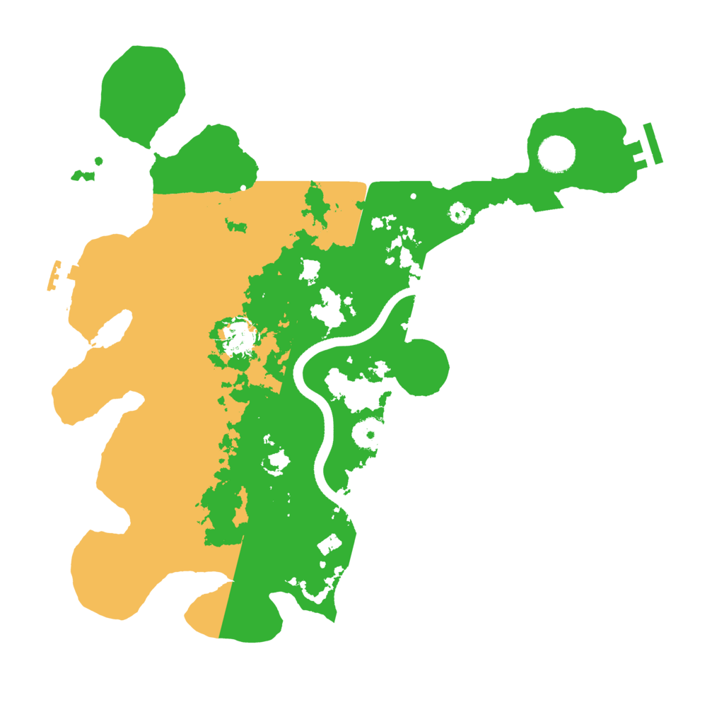 Biome Rust Map: Procedural Map, Size: 3500, Seed: 449058786