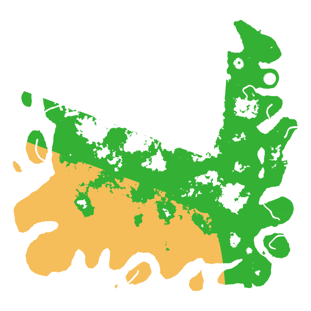 Biome Rust Map: Procedural Map, Size: 4500, Seed: 314816305